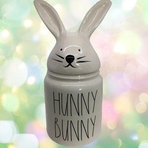 Rae Dunn Large HUNNY BUNNY Cookie Jar NEW EASTER Candy Jar